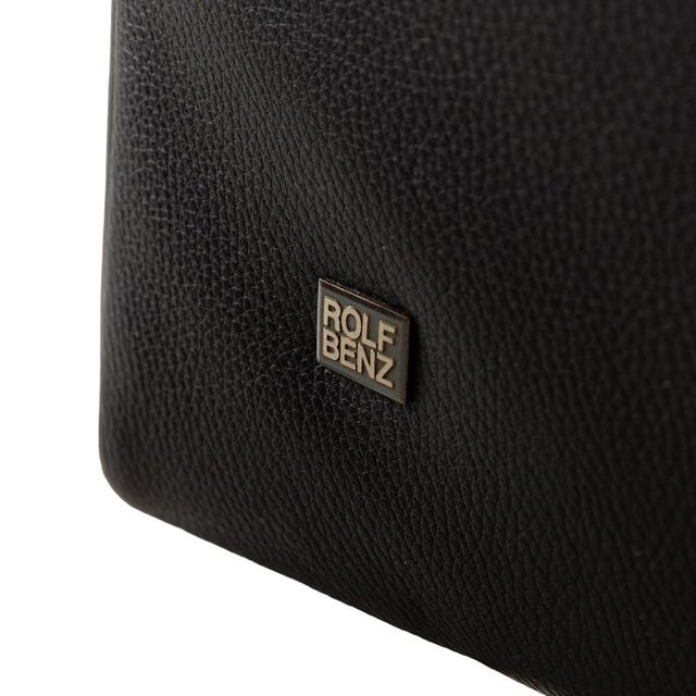 Black 322 3-Seater Sofa in Black Leather from Rolf Benz For Sale - Image 8 of 11