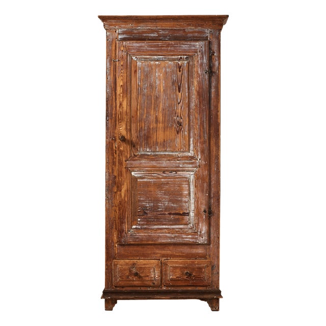 Antique Swedish Gustavian High Cabinet, 1800s For Sale