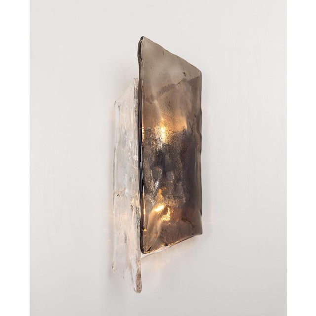 Large Murano Glass Sconce Wall Light attributed to Kalmar, Austria, 1970s For Sale - Image 6 of 9