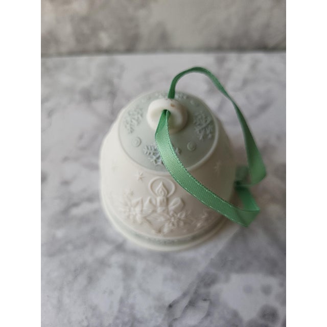 Ceramic Lladro Porcelain Christmas Bell Ornament For Sale - Image 7 of 13