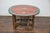 Wood 18th-Century Spanish Gateleg Table with Floral Polychrome Décor and Drop Leaves For Sale - Image 7 of 12