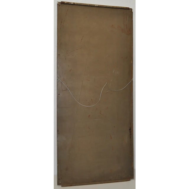 Vintage Cigarette Advertising Sign on Metal C.1950 For Sale In San Francisco - Image 6 of 6