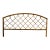 Vintage Boho Chic Coastal Bamboo King Size Arched Headboard For Sale