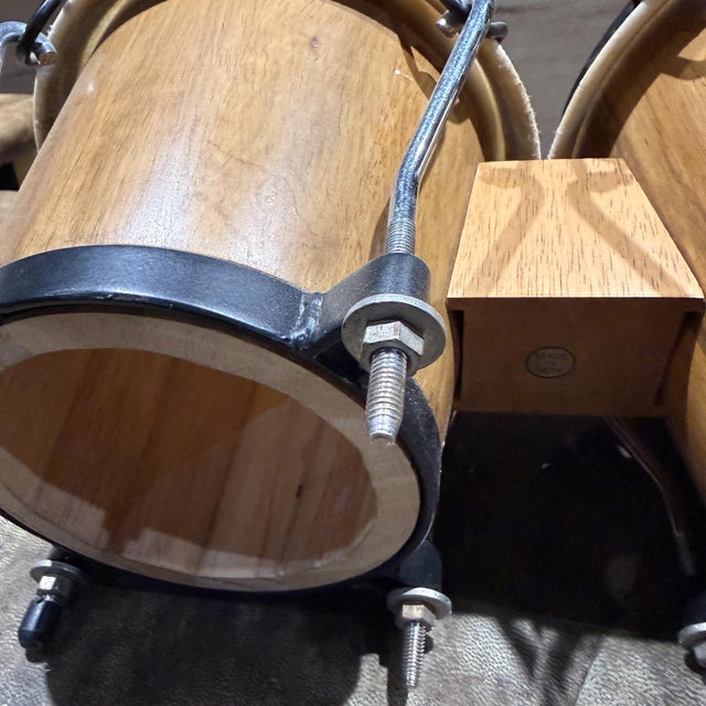 Lp (Latin Percussion) Cp Traditional Bongos in a Natural Wood Finish For Sale - Image 11 of 11