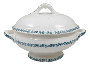 20th Century Belgian Special Edition Porcelain Tureen With Lid
