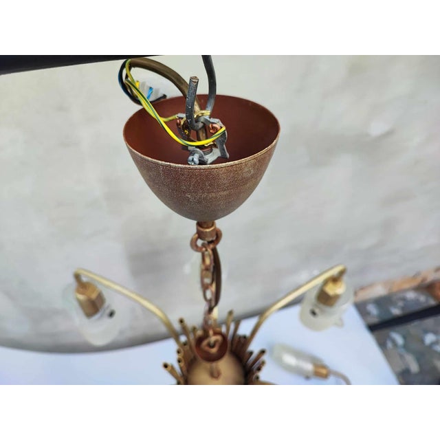 Vintage Chandelier & 2 Wall Lamps, 1980s, Set of 3 For Sale - Image 15 of 18