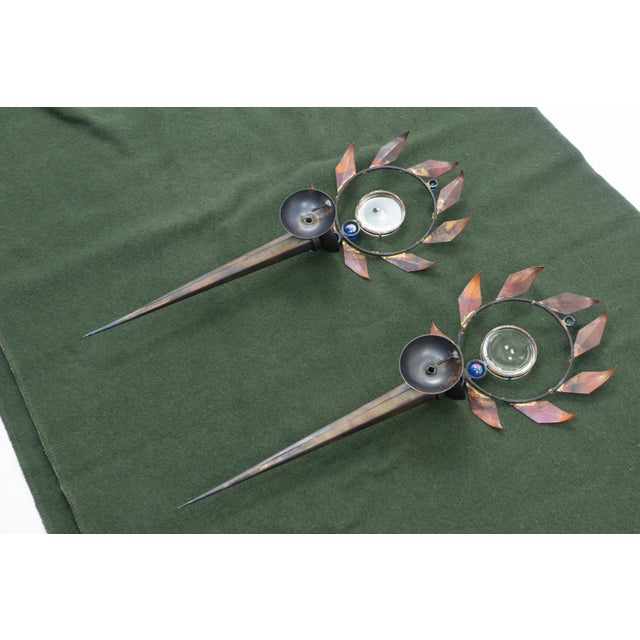 Vintage Olympia Wall Sconces by Mark Brazier-Jones, 1990s, Set of 2 For Sale - Image 12 of 13