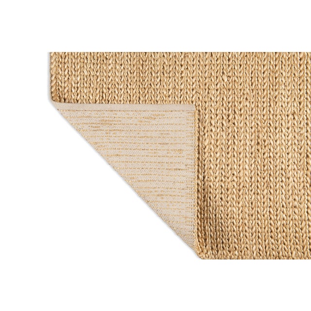 Not Yet Made - Made To Order Part & Parcel Goods Jute Weave Rug, 8'x10', Natural For Sale - Image 5 of 5