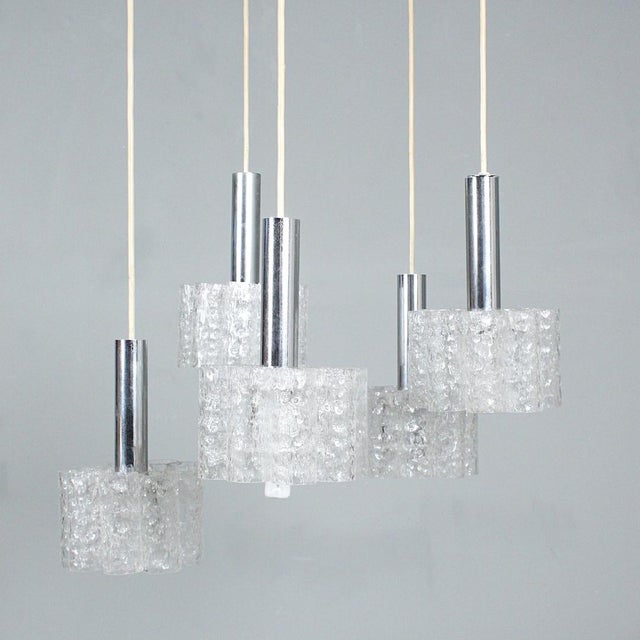 Cascade Lamp from Doria Leuchten, 1960s For Sale - Image 4 of 4