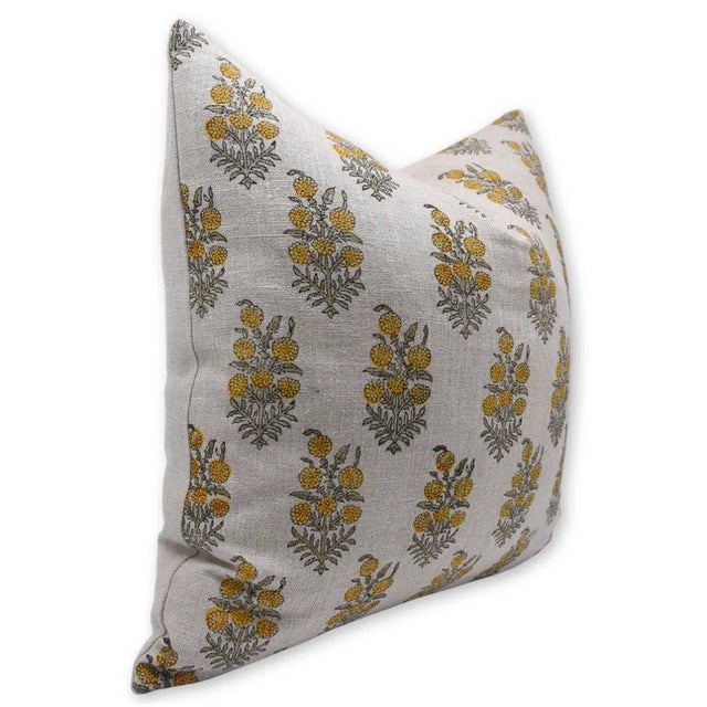Enhance your living space with this exquisite handmade cushion cover, featuring the timeless Hajara block print. Crafted...