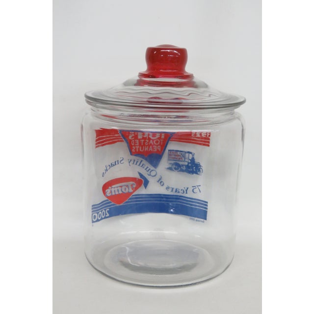 Toms Toasted Peanuts Lidded Glass Jar Extra Large 75th Anniversary Edition 4983b For Sale - Image 4 of 11