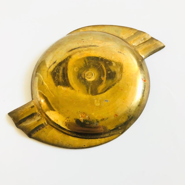 Etched Brass Ashtray For Sale In San Francisco - Image 6 of 6