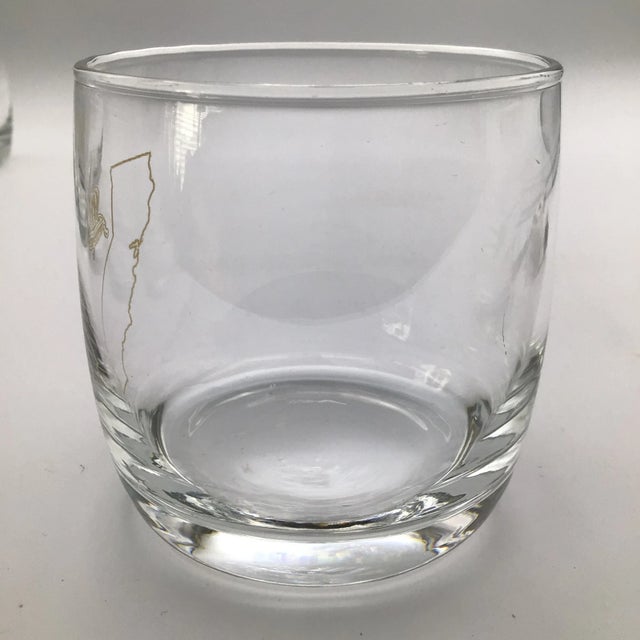 American California Crown Royal Lowball Glasses-Set of 8 For Sale - Image 3 of 13