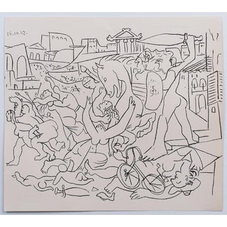 Pablo Picasso, L'enlèvement des Sabines, Nude, Lithograph For Sale