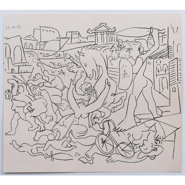 Pablo Picasso, L'enlèvement des Sabines, Nude, Lithograph For Sale