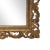 Baroque Neoclassical Baroque Gold Foil Hand Carved Wooden Mirror, 1970 For Sale - Image 3 of 6