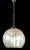 Mid-Century Cut Glass Light Pendant 1960s Height including chain and ceiling canopy 90 cm Height without chain and ceiling...