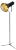 Black Pressed Wood Floor Light by Johannes Hemann For Sale