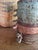 Brown Handbuilt Textured Ceramic Vase: Green Brown Glaze Studio Pottery Sculpture For Sale - Image 8 of 12
