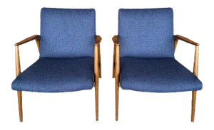 Set of Vintage Easy Chairs, 1960s