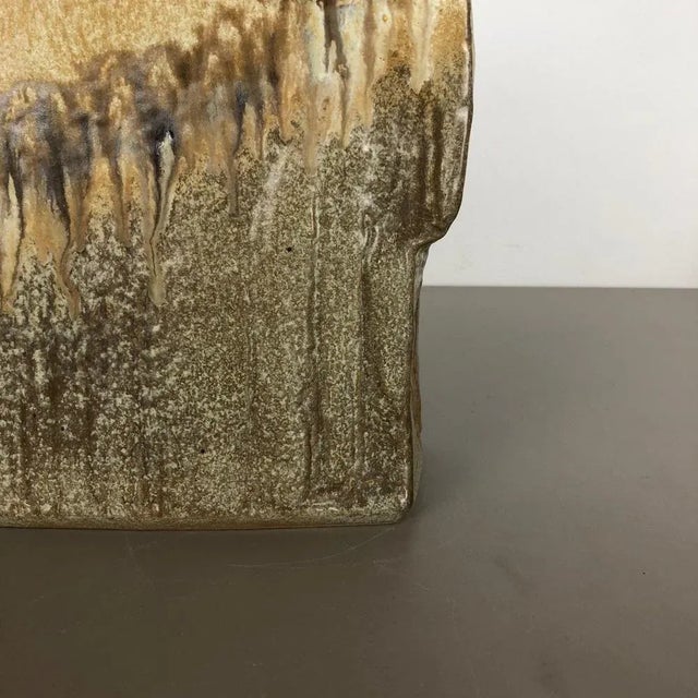 Large German Studio Pottery Vase Object by Heiner Balzar for Steuler, 1970s For Sale - Image 6 of 18