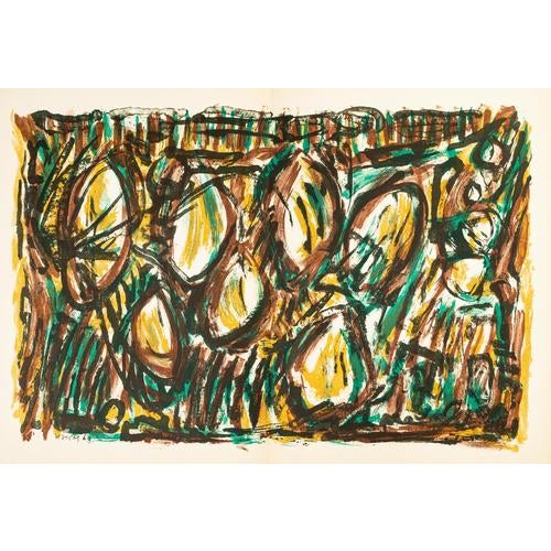 Serge Hélia, Abstract Composition, 1963, Lithograph For Sale - Image 6 of 6