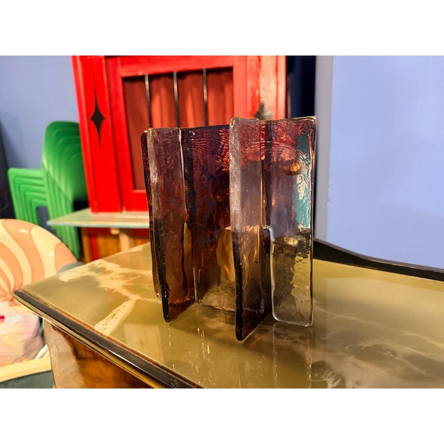 Vintage Italian Murano Glass Wall Lamp, 1970s For Sale - Image 6 of 14