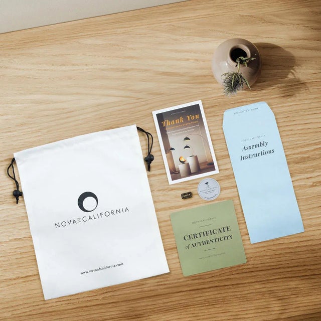 Artifact Natural Mica Table Lamp With Nightlight - 22", Gunmetal, Charcoal Gray, 4-Way Rotary Switch For Sale - Image 10 of 12