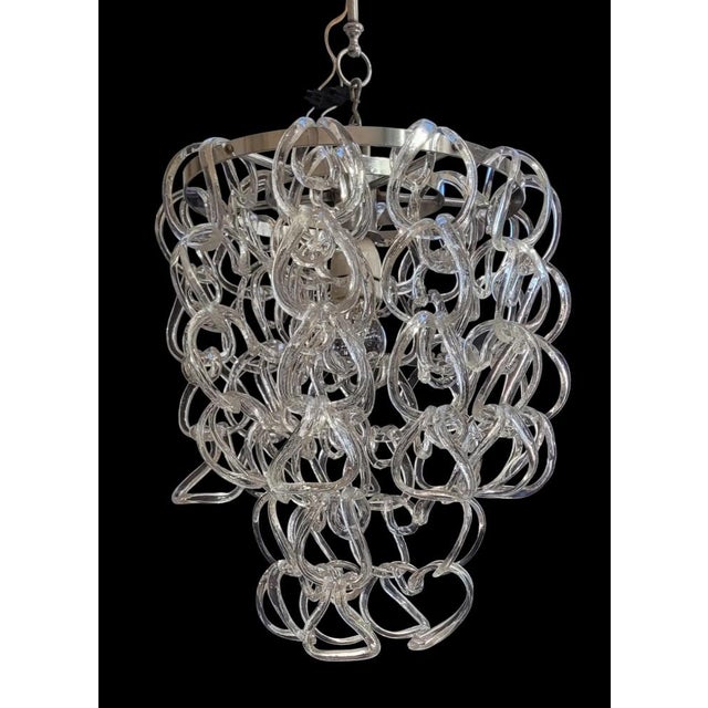 Mid-Century Modern Giogali Pendant by Angelo Mangiarotti for Vistosi, 1967 For Sale - Image 3 of 12