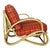 Mid-Century Modern Mid 20th Century Restored Three-Strand "S-Arm" Sofa & Lounge Chair Rattan Living Room Set For Sale - Image 3 of 10