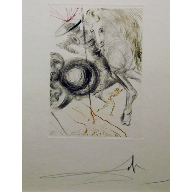 Salvador Dalí Le Décameron (Decameron) 1972 the Complete Set of 10 Etchings For Sale In Denver - Image 6 of 18