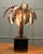 French Toleware Palm Tree Lamp from Maison Jansen, 1970 For Sale - Image 6 of 7