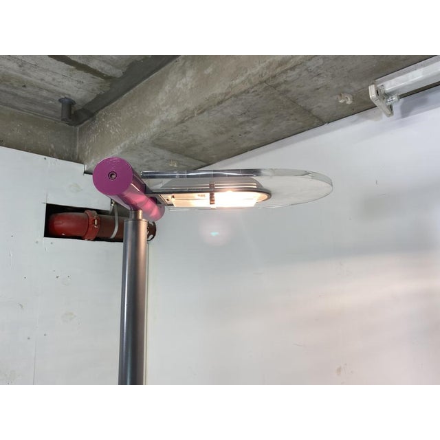 Italian postmodern floor lamp by Bilumen, 80s. Designed by Alfredo Bianchi. Designed in a typical eighties style. Designed...