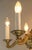 Brass Chandelier with 6 Candles, Budapest, 1930s For Sale - Image 6 of 13