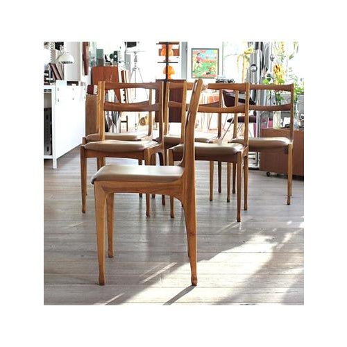 Caramel Dining Chairs, 1960s, Set of 6 For Sale - Image 13 of 13