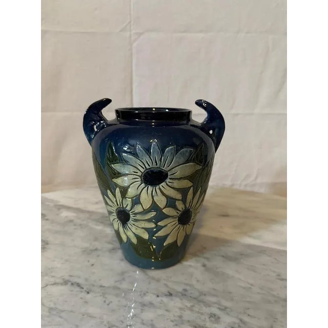 Ceramic Vintage Vase from Fauquet, 1940 For Sale - Image 7 of 10