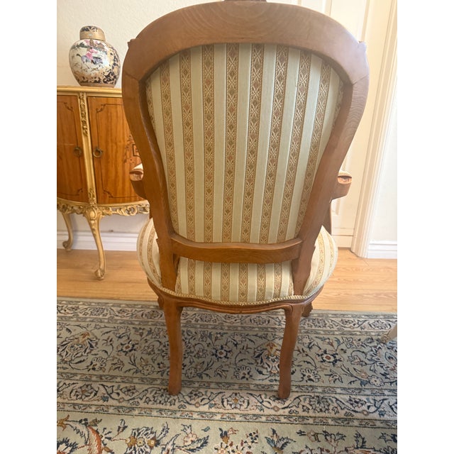 Late 20th Century French Louis XV Style Carved Armchair For Sale In Los Angeles - Image 6 of 9