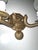 Pair Neoclassic Dolphin Shell Brass Wall Sconces For Sale - Image 10 of 13