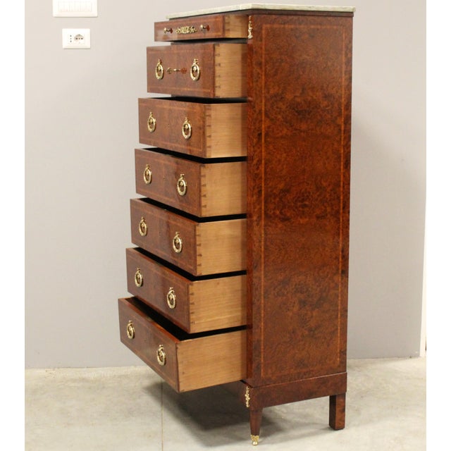 19th Century Napoleon III Weekly Chest of Drawers For Sale - Image 5 of 18