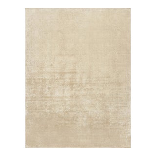 Rug & Kilim’s Khotan Style Rug in Ivory With Pomegranate Patterns For Sale