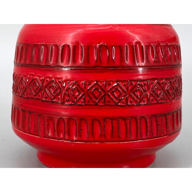 Rimini Rosso Vase by Aldo Londi for Bitossi, Italy, 1960s For Sale - Image 3 of 15