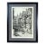 Vintage Framed Signed Etching of the Old Weavers' Houses, Canterbury For Sale