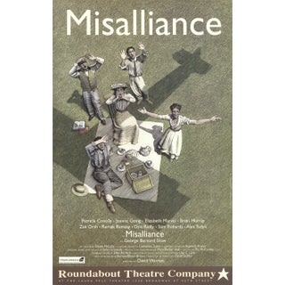 1997 Scott McKowen 'Misalliance' Advertising Gray,Green,Black & White,Brown Usa Offset Lithograph For Sale