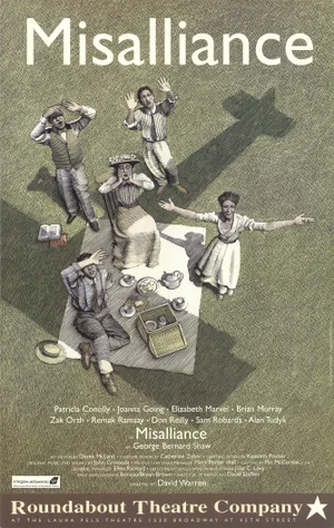 1997 Scott McKowen 'Misalliance' Advertising Gray,Green,Black & White,Brown Usa Offset Lithograph
