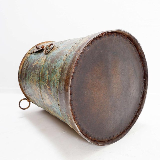 Vintage Metal Barrel, 1960s For Sale - Image 12 of 17