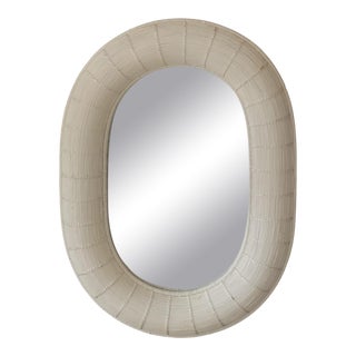 Vintage Rattan Stick Mirror For Sale