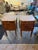French 19th Century French Burled Walnut Marble Top Side Tables For Sale - Image 3 of 8