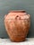 Burnt Umber Vintage Etched Terracotta Urn For Sale - Image 8 of 12