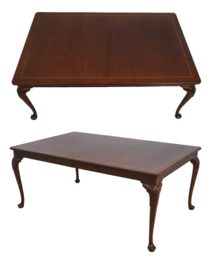 Stickley George III Style Mahogany Inlaid Dining Table