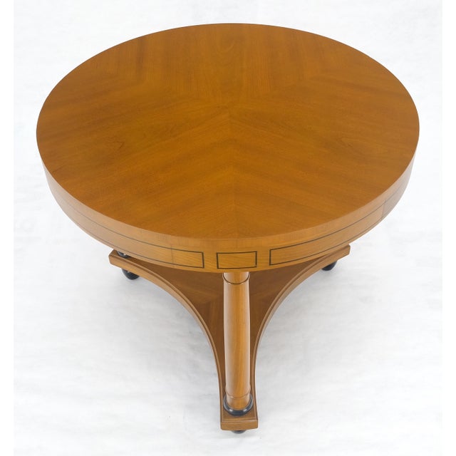 Charak Neoclassical Biedermeier Style c1940s Center Lamp Table Stand Gueridon MINT